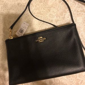 Authentic Black Coach Crossbody Bag